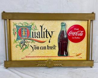 FRAMED COKE CB DOUBLE SIDED