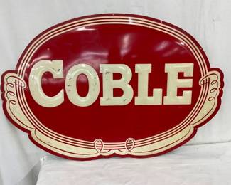 1978 SST EMB. COBLE DIE CUT SIGN