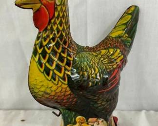 TIN LITHO WINDUP SOUND CHICKEN