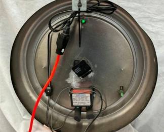 BACK VIEW 7-UP NEON CLOCK