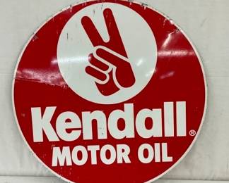 23IN DST KENALL MOTOR OIL SIGN