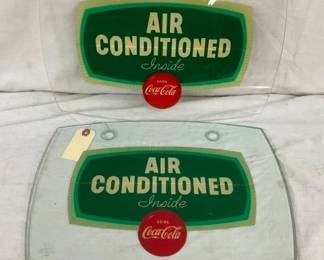 COKE AIR CONDITIONED WINDOW DISPLAYS