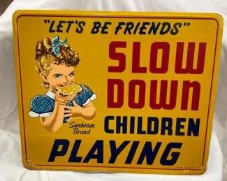 SST OLD STOCK SUNBEAM SIGN 1959