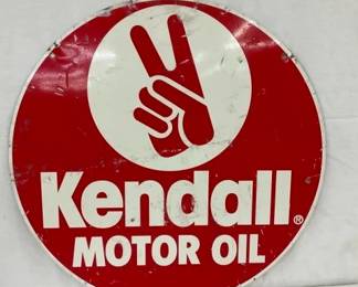 SIDE 2 KENDALL MOTOR OIL SIGN