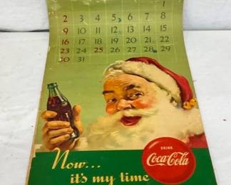 1952 COMPLETE COCA COLA CALENDAR