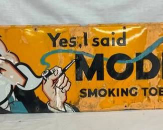 SSP MODEL TOBACCO SIGN W/ MAN