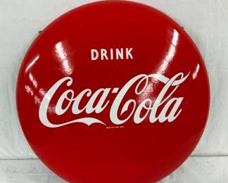 24IN PORC. DRINK COCA COLA BUTTON