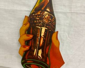 WOODEN COCA-COLA KAY DISPLAY AD