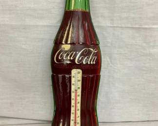CONVEX COCA-COLA DIE CUT THERMOMETER