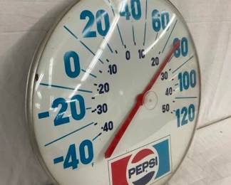 18IN PEPSI COLA LARGE THERMOMETER
