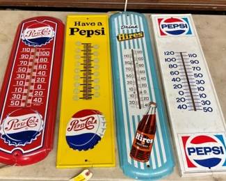 SAMPLE PICTURE SODA THERMOMETERS