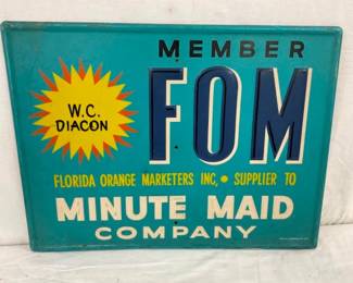 SST FOM MEMBER MINUTE MAID SIGN