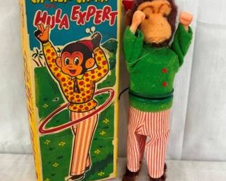 TIN LITHO WIND UP CHARLIE CHIMP