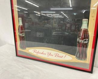 EARLY COKE CARDBOARD SIGN
