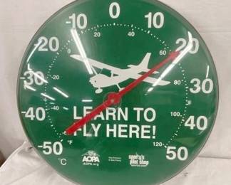 18IN LEARN TO FLY HERE THERMOMETER