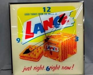 16IN LIGHTED LANCE CRACKER CLOCK