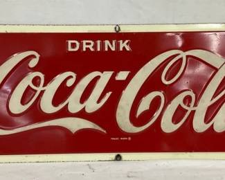 SST EMB. COCA COLA SIGN