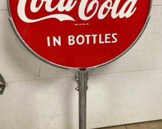 DRINK COCA-COLA SIDEWALK SIGN