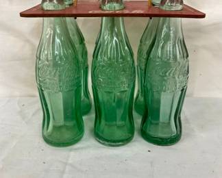 W/EMB. COCA-COLA BOTTLES 