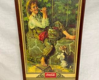 1932 COCA-COLA FRAMED CALENDAR
