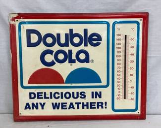 SST EMB. DOUBLE COLA THERMOMETER