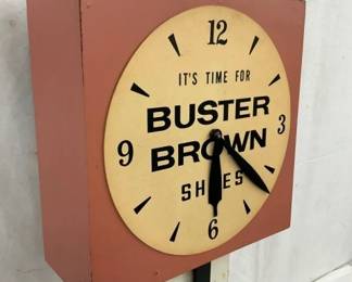 VERY UNUSUAL ADV. COUNTER CLOCK