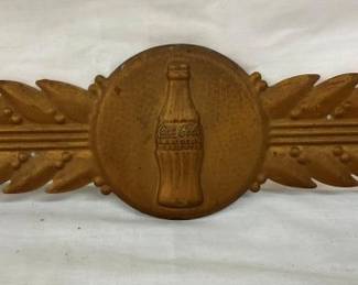 EMB. COCA-COLA FRAME MEDALION 