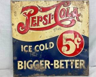 EMB. PEPSI COLA DOUBLE DOT SIGN