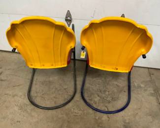 BACK VIEW SHELL BACK CHAIRS