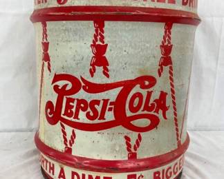 5C PEPSI COLA DOUBLE DOT BARREL