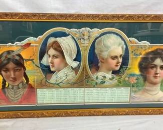 FRAMED SWIFTS 1901 AMERICAN GIRL
