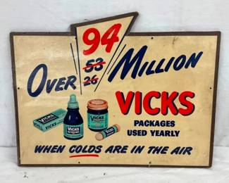 MASONTE VICKS COLD SIGN
