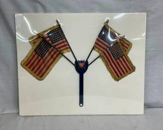 EARLY PATRIOTIC CAR FLAGS