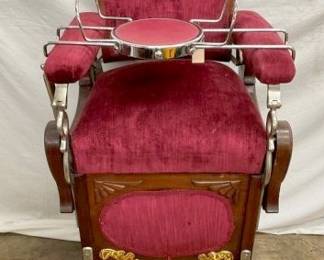 NICE VINTAGE KOKEN BARBER CHAIR