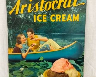 EARLY ARISTOCRAT ICE CREAM EASLE BACK