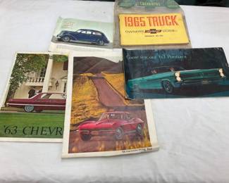 EARLY CAR ADS/MANUELS