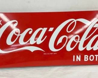 SSP COCA COLA IN BOTTLES SLED SIGN
