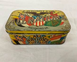 RICHMOND VA TOBACCO TIN 5X2