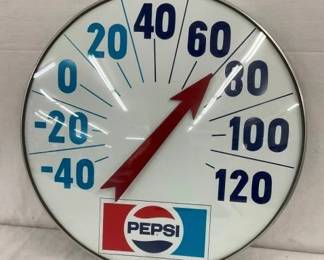 18IN PEPSI COLA THERMOMETER