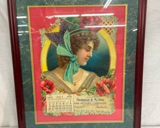 FRAMED 1905 THOMPSON & MCATEE