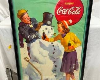 VERTICAL COCA COLA CB W/ SNOWMAN