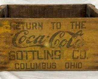 WOODEN COKE 24 BOTTLE CARRIER