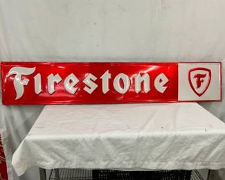 1977 SST EMB. FIRESTONE SIGN