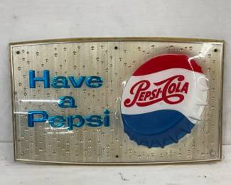 LEXAN EMB. HAVE A PEPSI SIGN