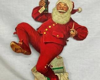 CHRISTMAS COKE SANTA CB EASEL BACK