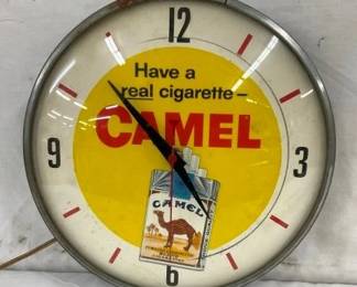 12IN PAM CAMEL CLOCK