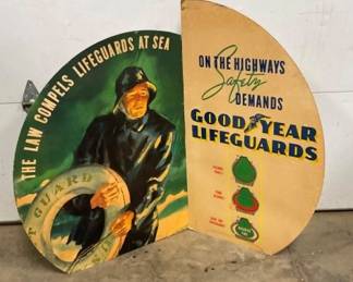 GOODYEAR LIFEGUARDS CARDBOARD  
