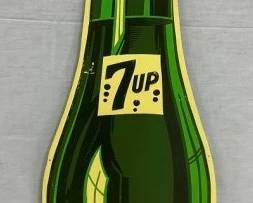 SST EMB. 7UP DIECUT BOTTLE SIGN