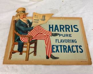 EARLY HARRIS EXTRACTS CB EASEL BACK