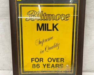 CB BILTMORE MILK AD OVER 86 YRS